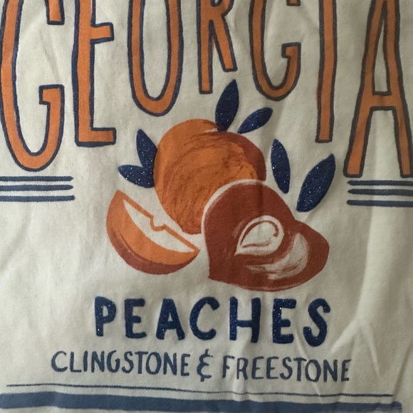J Crew size XL Collectors Georgia Peaches T-Shirt - Picture 2 of 3